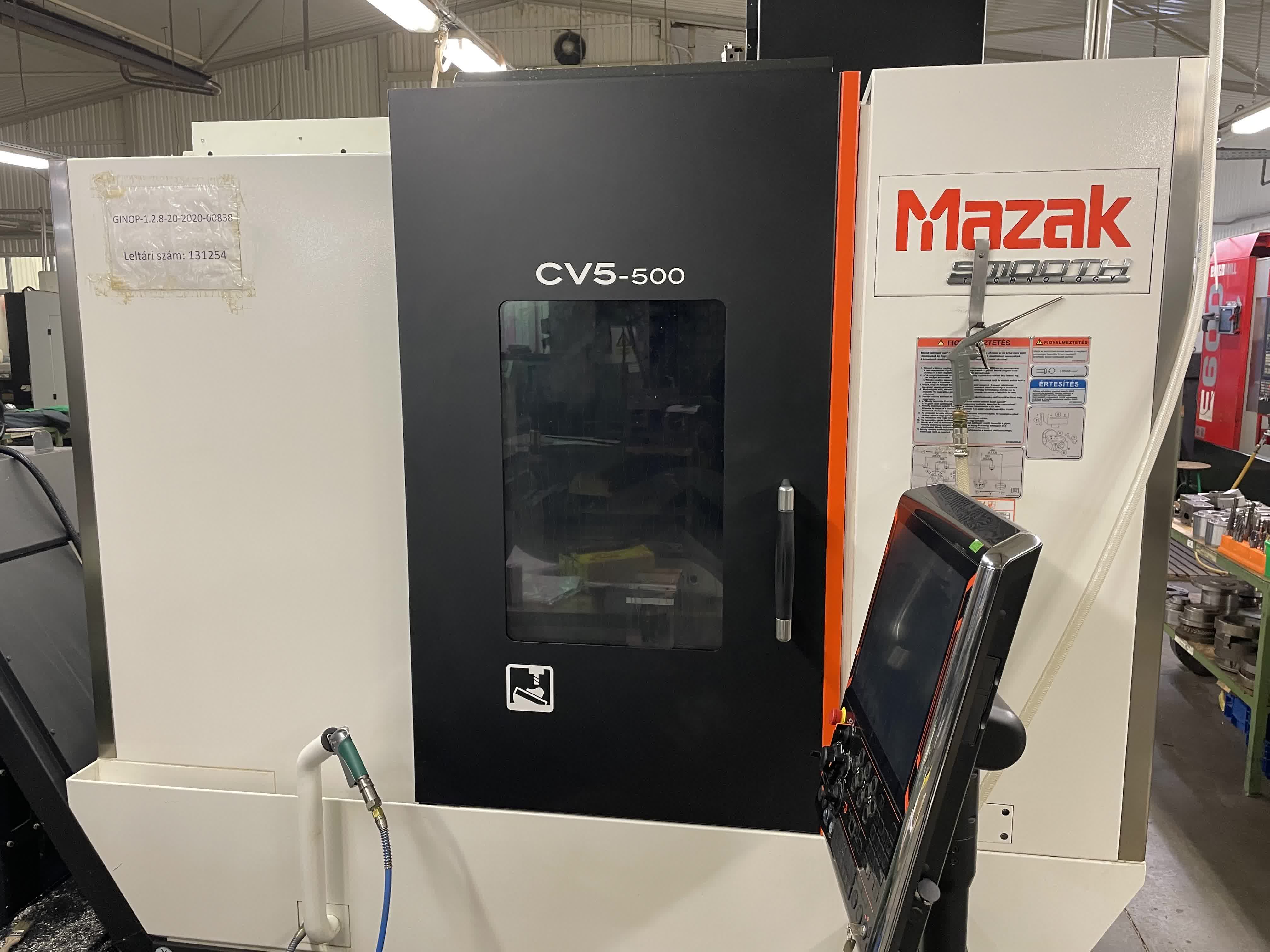 MAZAK CV5-500 szimultán 5 tengelyes CNC megmunkáló központ